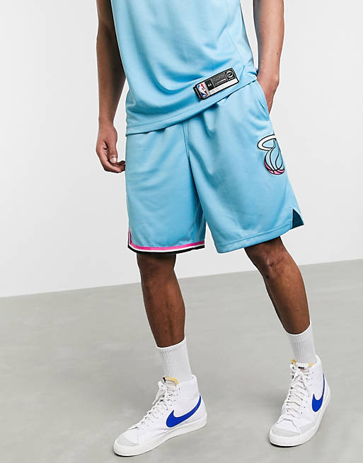 Retro Herren Miami Heat Stitched Basketball Swingman Shorts Sports S-2XL Neu Hot 