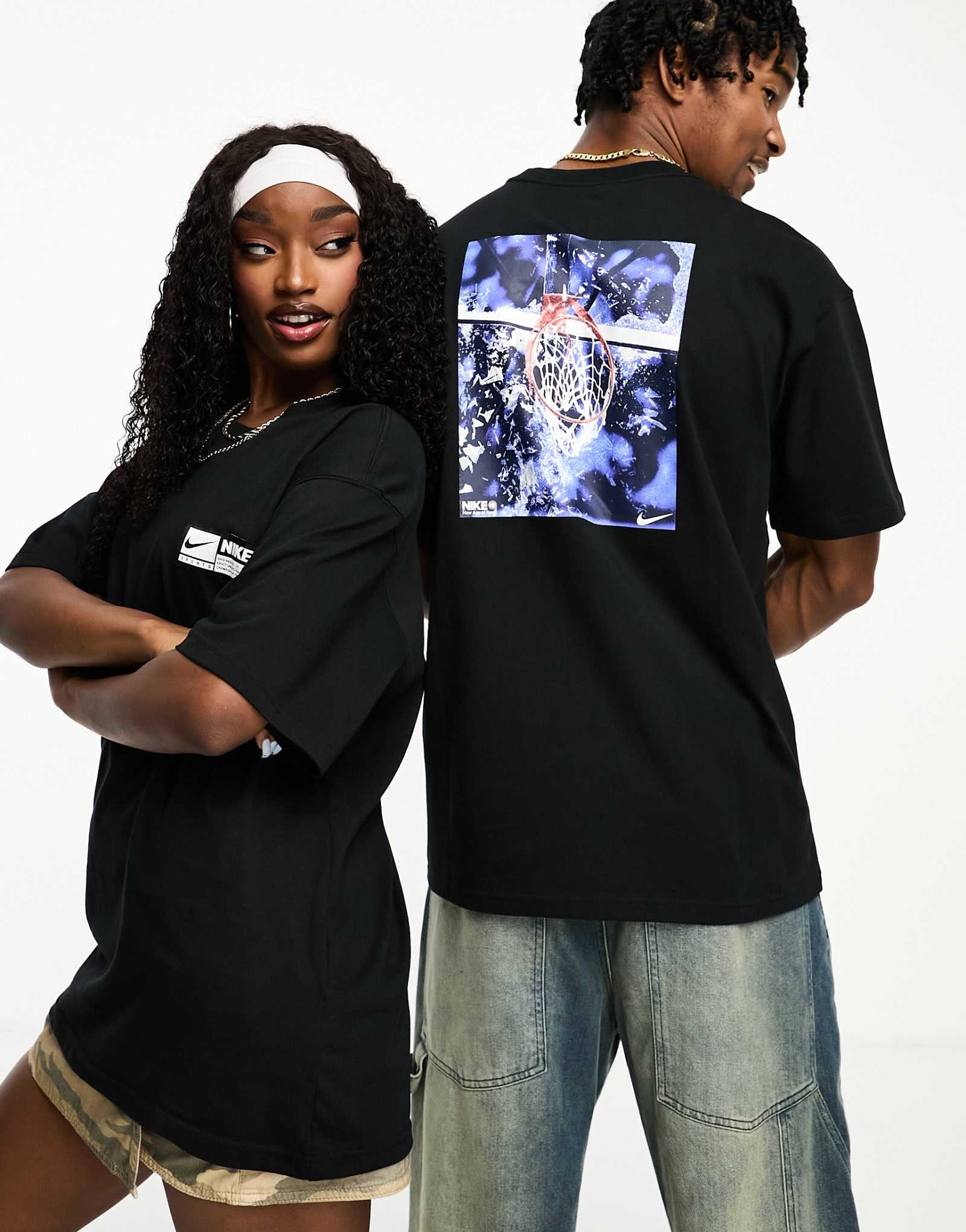 Баскетбольная футболка Nike NAOS M90 Premium Dri-FIT унисекс черного цвета