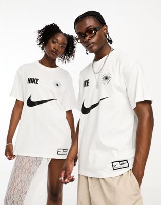Nike Basketball NAOS M90 Premium Dri-Fit unisex t-shirt in white