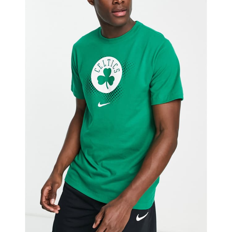 Nike Boston Celtics Dri-FIT NBA Logo T-Shirt Green - CLOVER