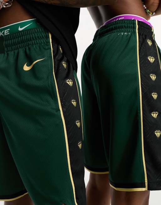 Celtics shorts with name best sale on front