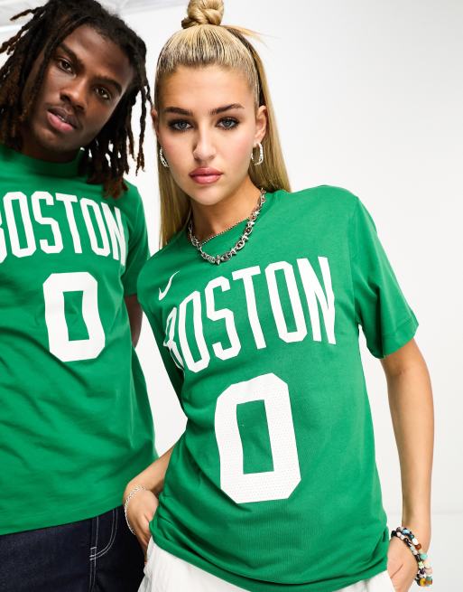 Jayson Tatum Boston Celtics Nike Youth Name & Number T-Shirt - Green