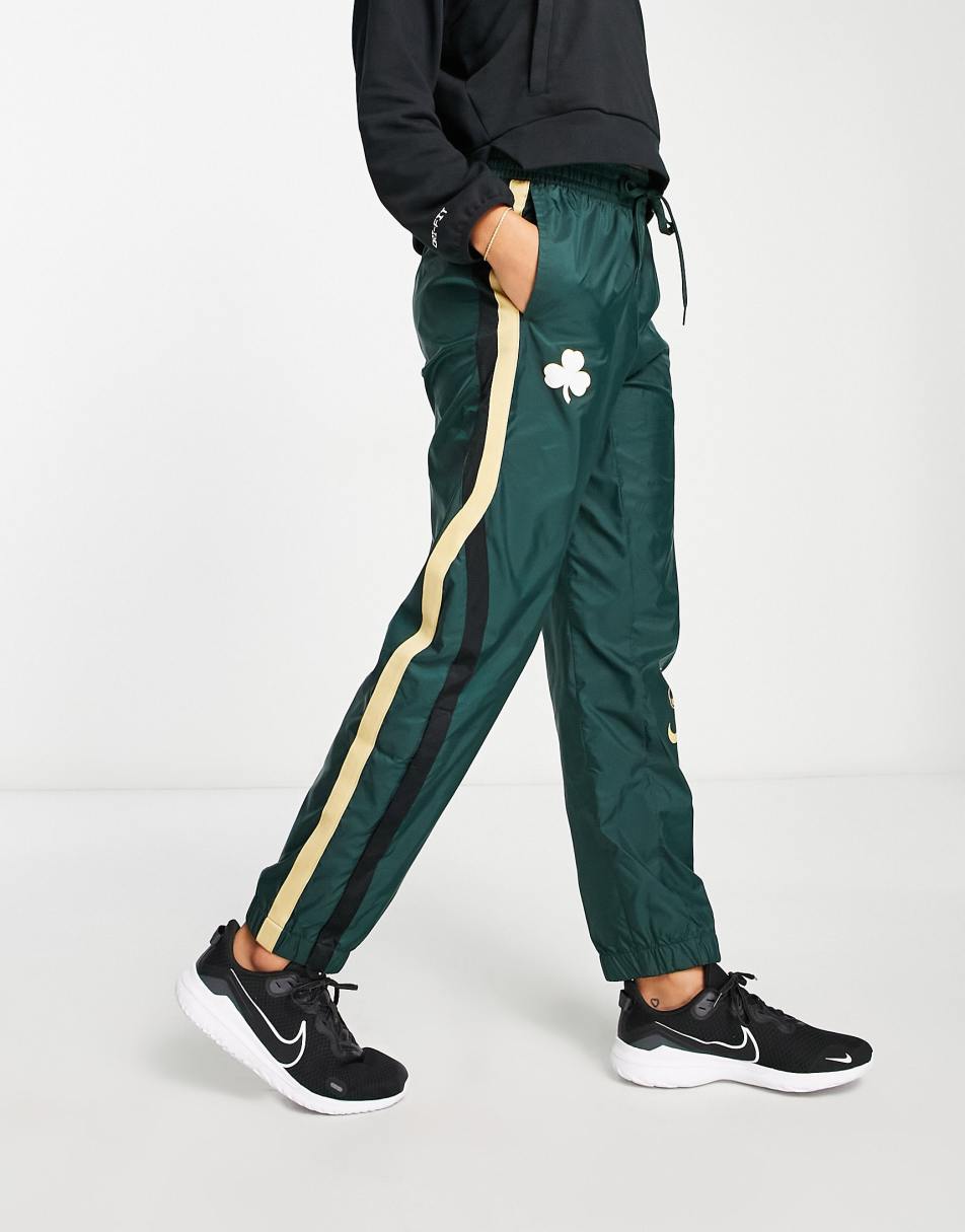 Nike Basketball NBA Boston Celtics tracksuit joggers in green