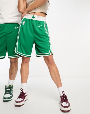 Nike Basketball NBA Boston Celtics unisex icon shorts in clover green - ASOS Price Checker