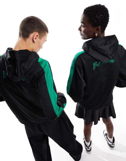 Black boston celtics hoodie hotsell