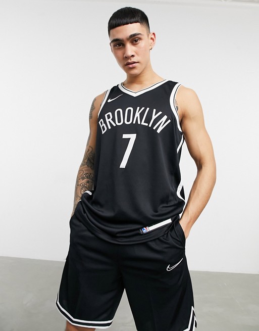 Nike Basketball NBA Brooklyn Nets Kevin Durant Swingman jersey vest in black