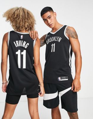 Nike Basketball NBA Brooklyn Nets Kyrie Irving Swingman unisex jersey in black