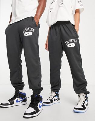 Nike Basketball NBA Brooklyn Nets Spotlight Dri-FIT unisex joggers in near black - ASOS Price Checker