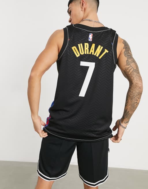 Nike Basketball NBA Brooklyn Nets Swingman jersey in black ASOS