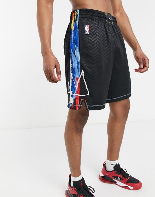 Brooklyn Nets Shorts, Nets Basketball Shorts, Swingman Shorts