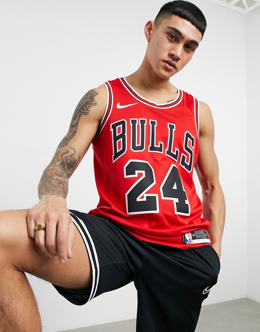 Nike Basketball - NBA Chicago Bulls Lauri Markkanen - Swingman-hemdje in rood