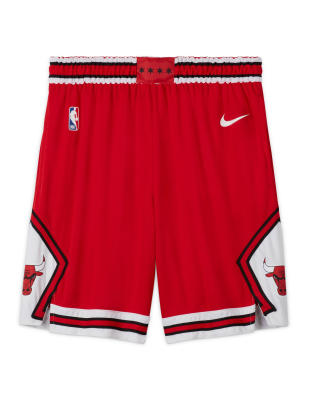Nike Basketball Nike Basketball NBA Chicago Bulls unisex icon shorts in university red