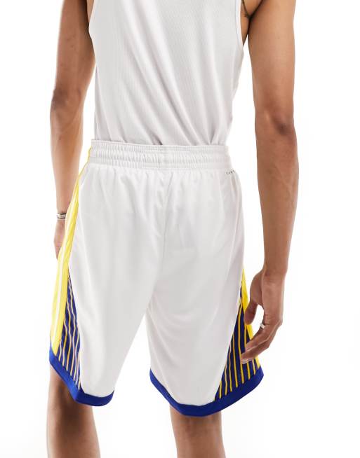 Nike Basketball NBA Golden State Warriors unisex swingman shorts in white