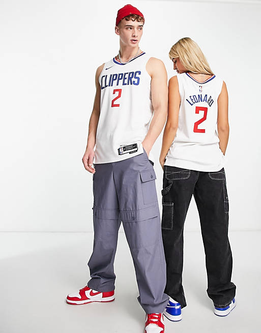 design clippers white jersey