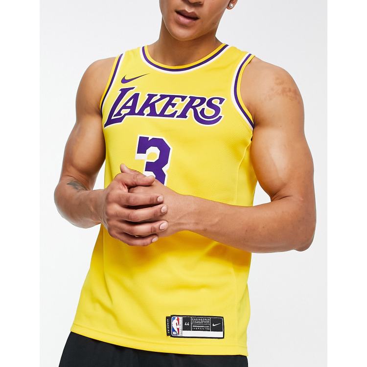 Nike Basketball LA Lakers NBA swingman vest in black