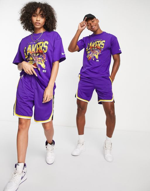 Nike Performance NBA LOS ANGELES LAKERS - T-shirt z nadrukiem