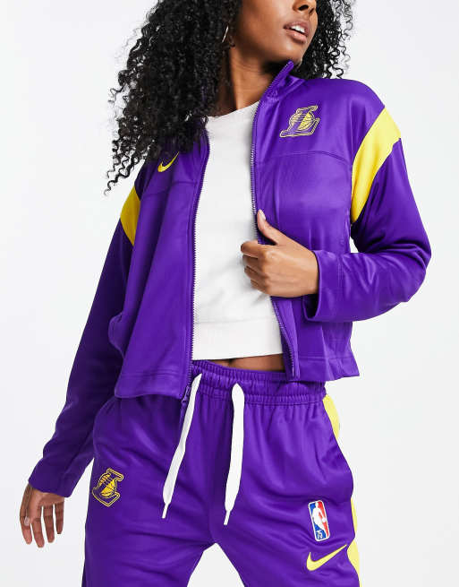 Nike Basketball NBA LA Lakers unisex full tracksuit in purple