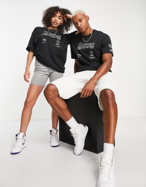 Nike Basketball NBA LA Lakers Courtside Unisex Graphic T-Shirt In