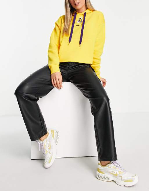 Lakers hot sale cropped hoodie