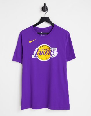 Nike SB x NBA Dri Fit LA Laker Logo Black T-Shirt