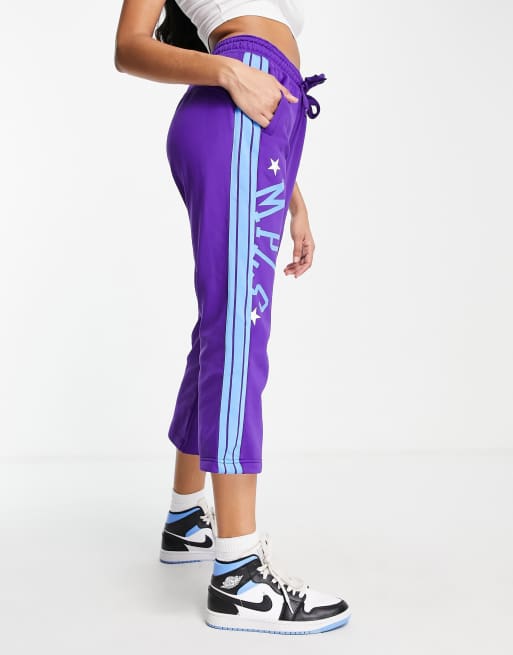 Nike Basketball NBA LA Lakers joggers in purple