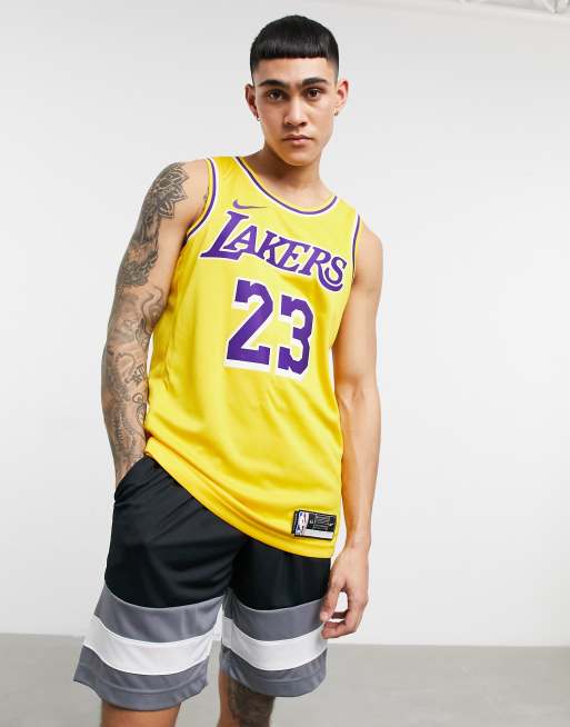 La lakers store yellow jersey