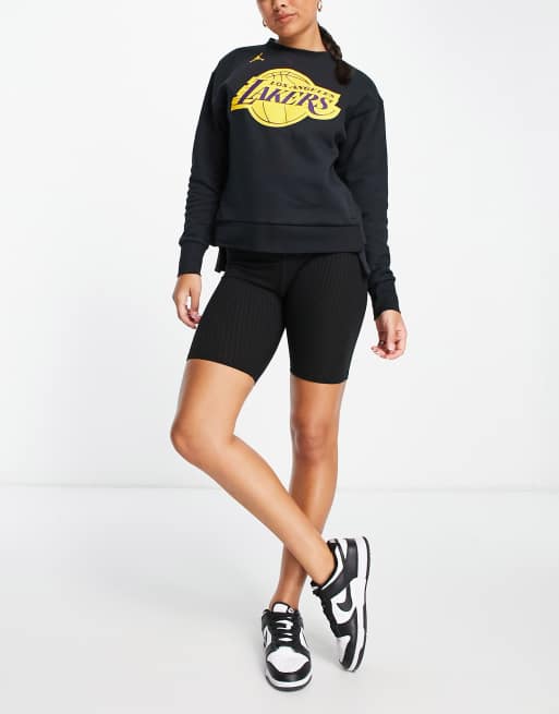Nike Basketball - NBA LA Lakers - Statement - Sweatshirt in zwart, 3 van 4