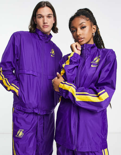 Nike Basketball NBA LA Lakers Surv tement int gral unisexe Violet