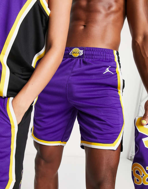 Los Angeles Lakers Icon Edition Men's Nike NBA Swingman Shorts.