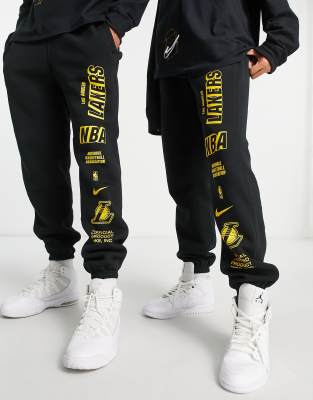 nba logo joggers