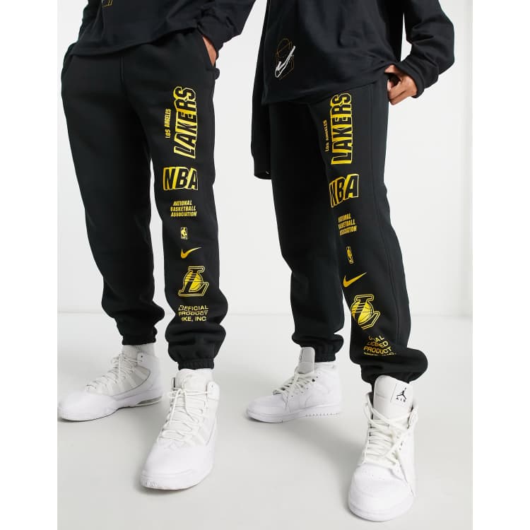 Lakers best sale nike sweatpants