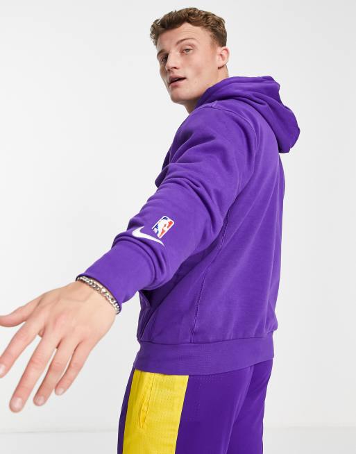 Nike Basketball NBA LA Lakers unisex hoodie in purple