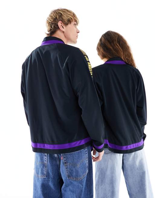 Lakers cheap denim jacket