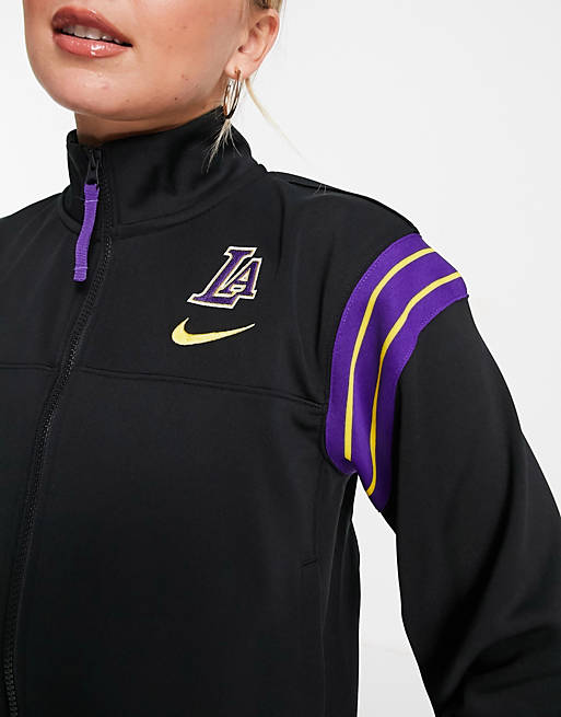 Coats & Jackets Nike Basketball NBA Lakers jacket in black 