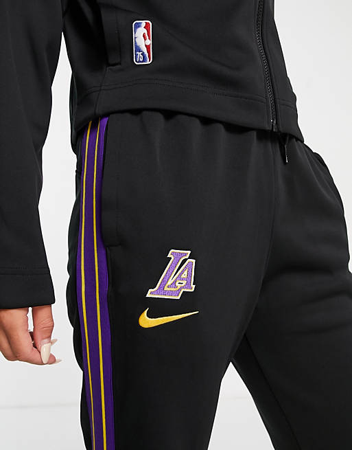  Nike Basketball NBA Lakers joggers in black 