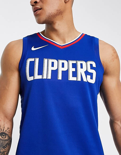  Nike Basketball NBA Los Angeles Clippers Swingman jersey vest in blue 