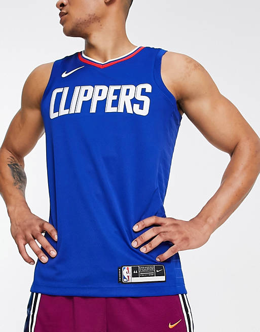  Nike Basketball NBA Los Angeles Clippers Swingman jersey vest in blue 