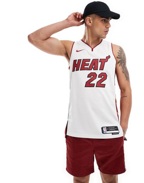 Nike Basketball NBA Miami Heat Jimmy Butler jersey vest in white