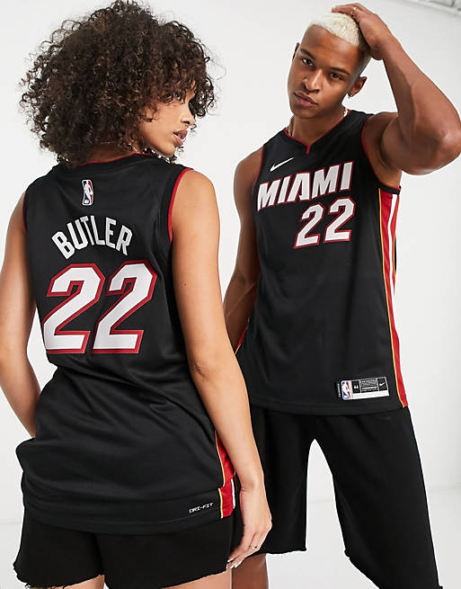 Nike Basketball NBA Miami Heat Jimmy Butler Swingman unisex jersey in black