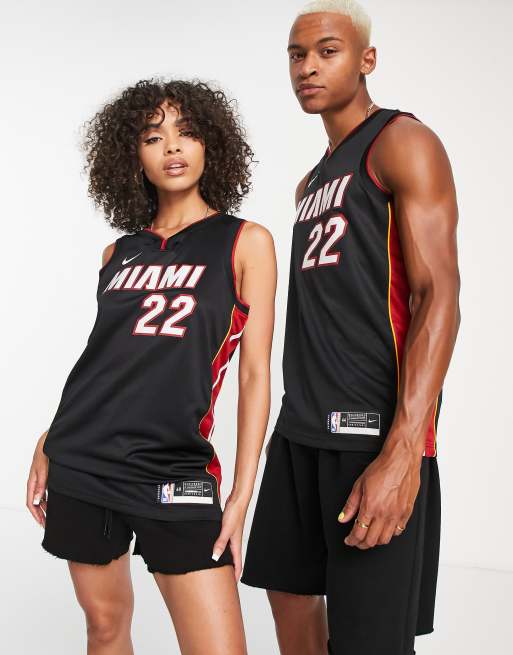 Nike NBA Miami Heat City Edition Jimmy Butler 22 Dri-FIT Swingman Jersey Black