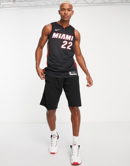 Nike Basketball NBA Miami Heat Jimmy Butler Swingman unisex jersey in black