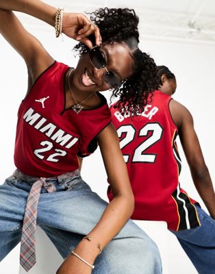 Nike Basketball NBA Miami Heat Jimmy Butler Swingman unisex vest in red