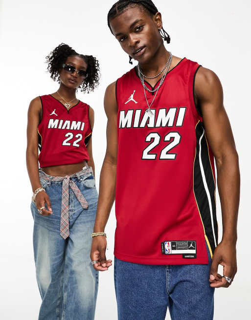 Miami Heat Jordan Statement Edition Swingman Jersey 22 - Red - Jimmy Butler  - Youth