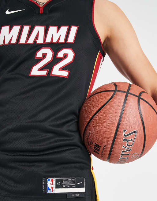 Miami Heat Shirt Womens Small Black Red NBA Basketball Athletic