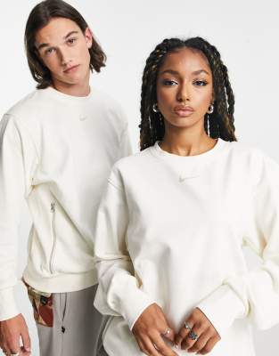 Nike Basketball NBA N31 Standard Issue unisex crew sweat in off white - ASOS Price Checker