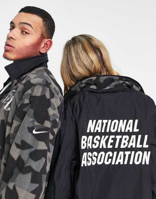 BOSS - BOSS & NBA reversible puffer jacket in oversize-fit