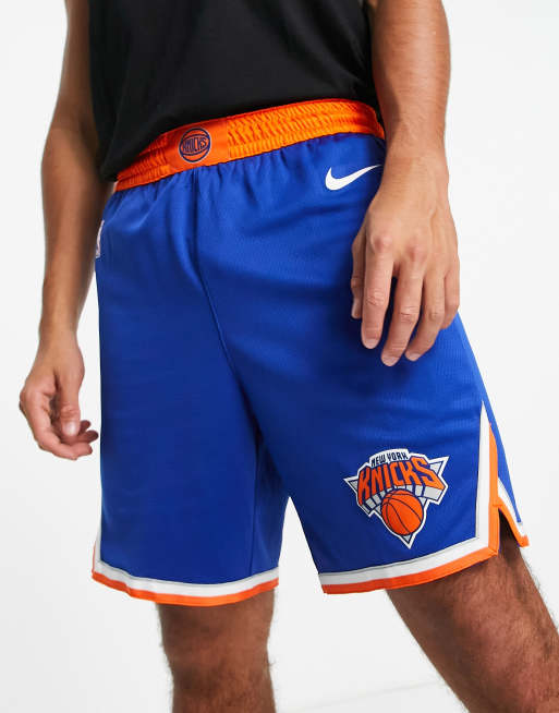 NBA Colour Block New York Knicks Shorts D01_399