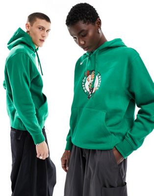 Nike Basketball NBA Unisex Boston Celtics club hoodie in green  - ASOS Price Checker