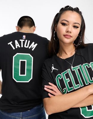 Nike Basketball NBA Unisex Boston Celtics Jayson Tatum unisex essential graphic t-shirt in black