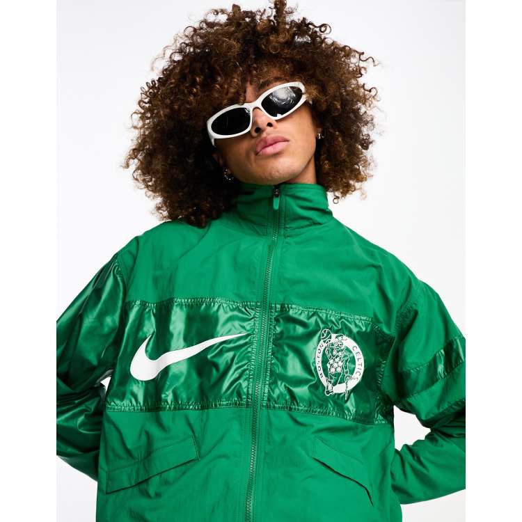 Nike Basketball NBA Unisex Boston Celtics unisex jacket in clover ...